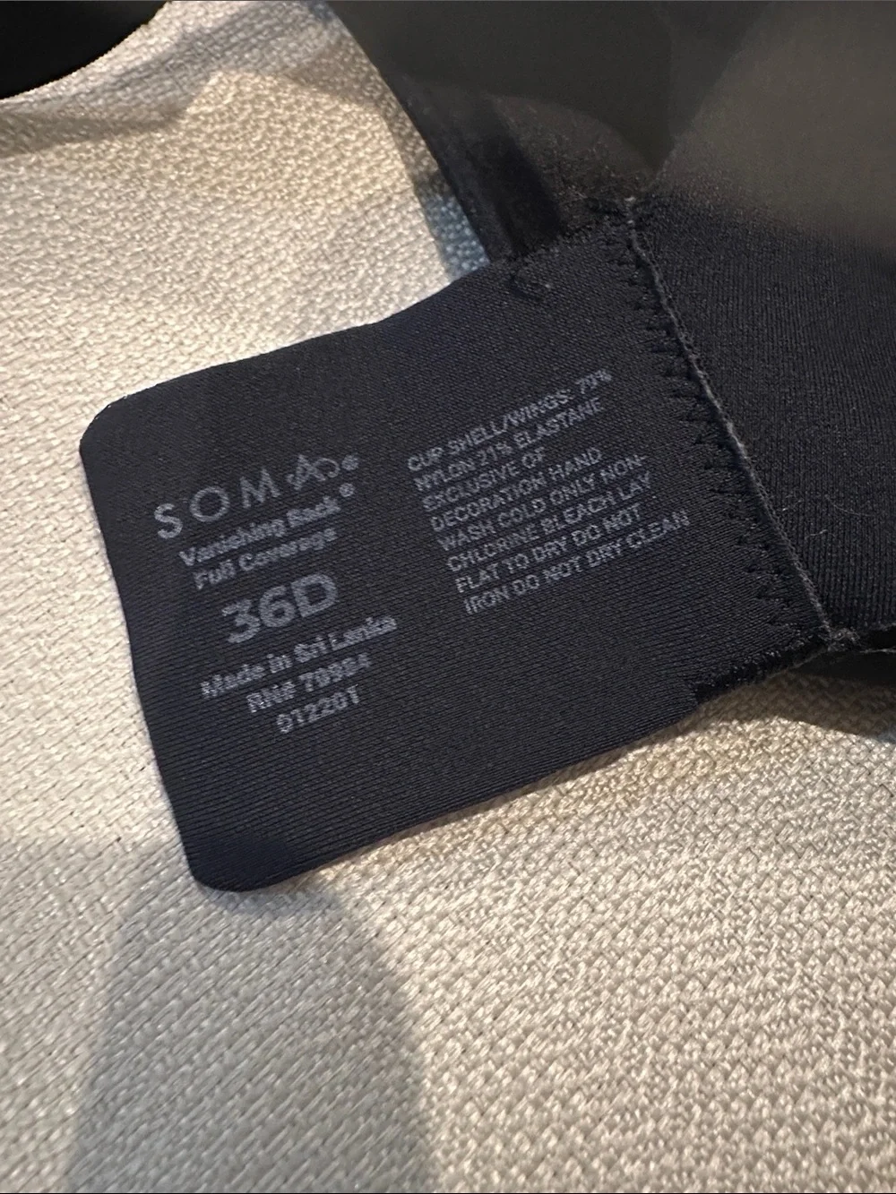 Soma Vanishing Back Full Coverage (bundle of 5) 36D - Picture 3 of 3